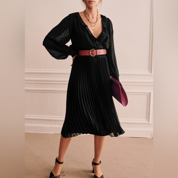 Sezane Tal Dress - Black (EUC, (FR 36 / US 4) - Picture 2 of 9